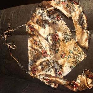 Silk Dragon Hankercheif Top from Rue 21